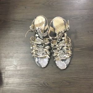 Animal print 8.5 sandals